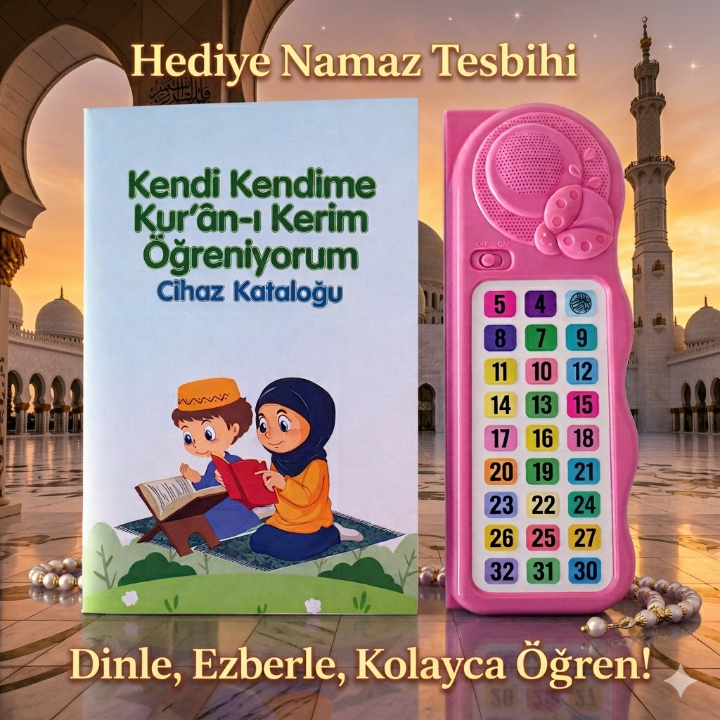Kendi Kendime 10 Saatte Kur'an-ı Kerim ve Yasin Öğreniyorum Sesli Cihaz Kitabı