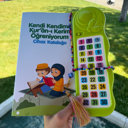 Kendi Kendime 10 Saatte Kur'an-ı Kerim ve Yasin Öğreniyorum Sesli Cihaz Kitabı