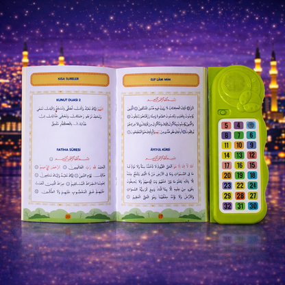 Kendi Kendime 10 Saatte Kur'an-ı Kerim ve Yasin Öğreniyorum Sesli Cihaz Kitabı